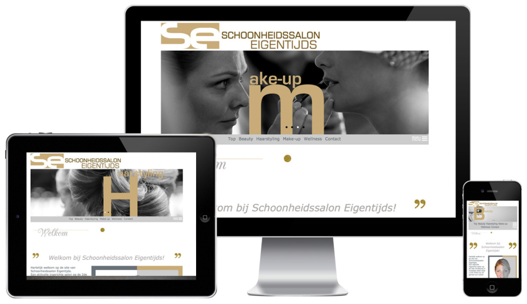 Website Schoonheidssalon EIGENTIJDS